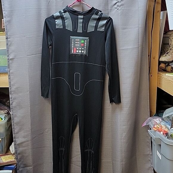Star Wars childs Darth Vader costume size L 10-12 - Picture 2 of 12